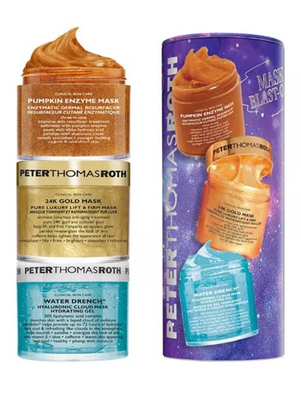 Peter Thomas Roth 3 Piece Skin Mask Kit $135 value